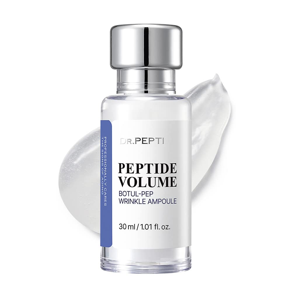 DR.PEPTI Peptide Volume Botul-Pep Ampoule For Face | Korean Skin Care Centella Asiatica Ampoule for Face | Bakuchiol Serum Korean Skincare, 1.01 fl oz