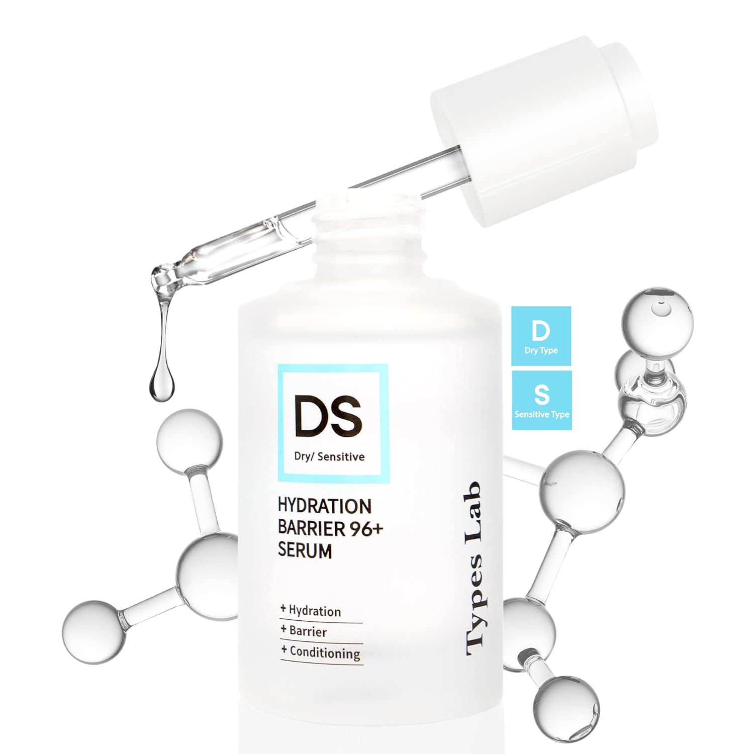 Hydration Barrier 96+ Serum | Hydrating Serum w/Beta-Glutan, Panthenol & Ceramides | Skin Barrier Repair Moisturizer K Beauty Serum for All Skin Types (50ml, 1.69 fl oz)