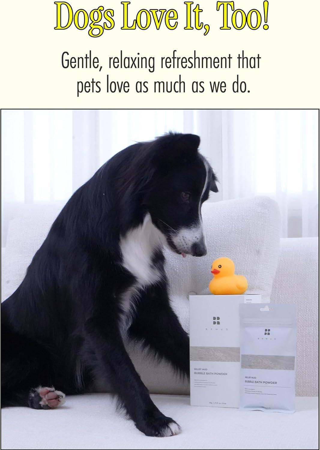 Relief Mud Bubble Bath Powder | ATEEZ Pick| Hypoallergenic Mud Powder Bubble Bath w/ 98% Nature-Derived Ingredients | Moisturizing & Foaming Bath Oil Control for All Skin (Pack of 6, 1.76 oz)